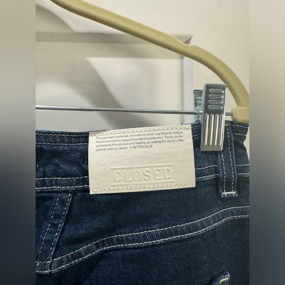 CLOSED Flared X Better Blue Wide Leg Denim Jeans 26 NWOT - Picture 9 of 10